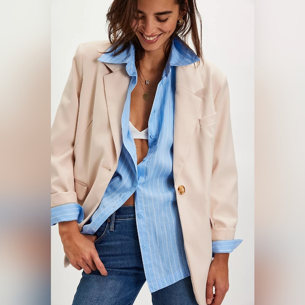 FREE PEOPLE Paper Cut Blazer NWOT MSRP $198